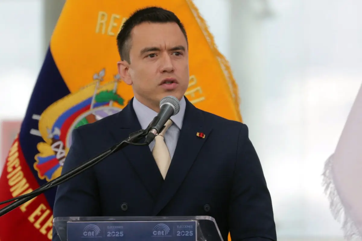 Noboa logró su objetivo de ir a una consulta popular/AFP