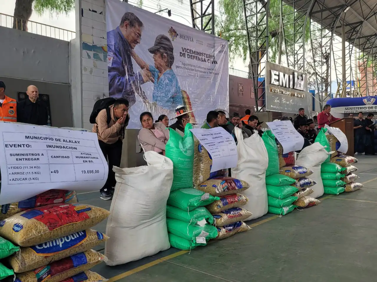 Desastres naturales: Municipios afectados de Cochabamba reciben ayuda