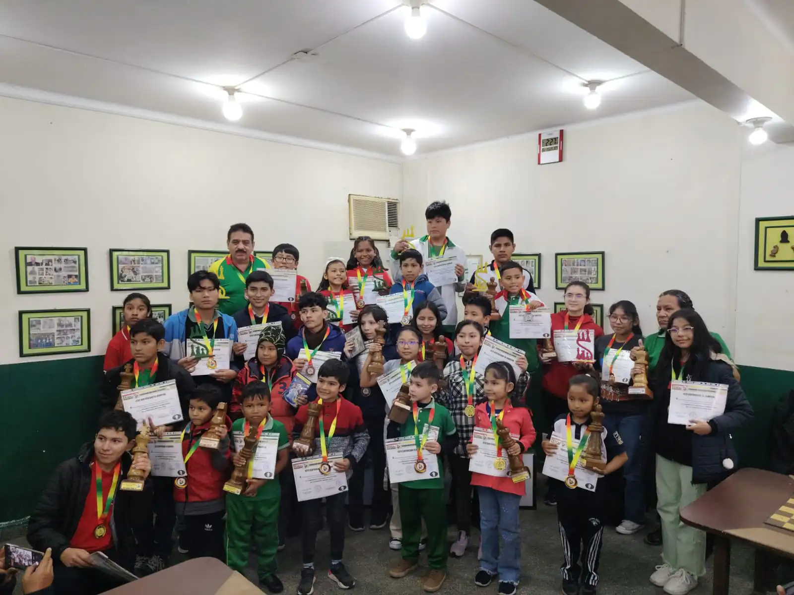 El ajedrez corona ganadores del Promocional Categorías Impares