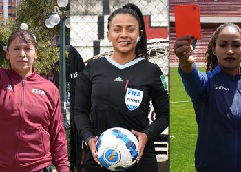 Las árbitras Cornejo, Farfán y Quisbert pueden dirigir en cualquier momento
