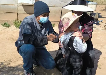 Las colonias menonitas en Santa Cruz concentran el 50% de casos de sarampión. FOTO: Ministerio de Salud