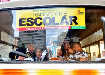 Los buses escolares están exentos de la restricción vehicular