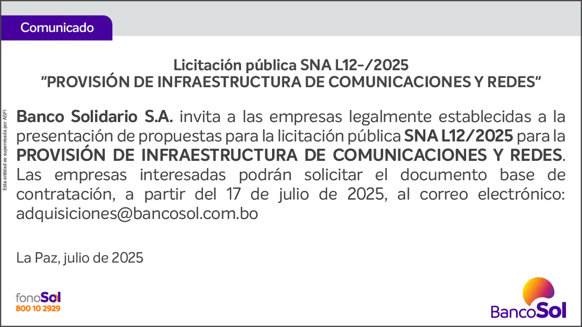 COMUNICADO