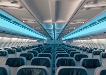 Interior del Airbus A330 - 200.