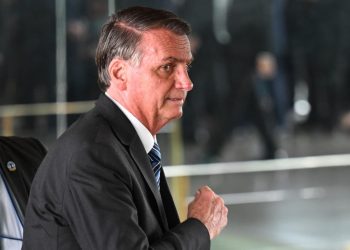 Jair Bolsonaro, mientras era presidente de Brasil.