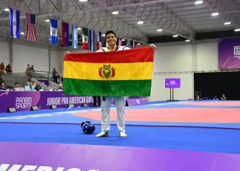 Montalvo regala a Bolivia su segunda medalla en Asunción 2025