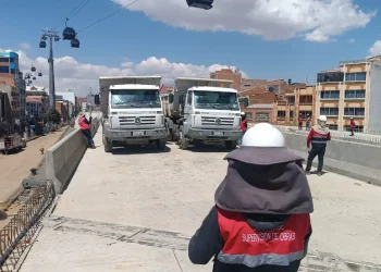 Ejecutan las pruebas de carga en el Distribuidor Río Seco