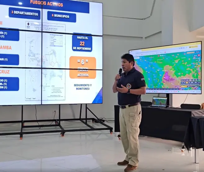 Tres departamentos son afectados por el fuego