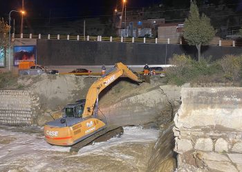 Comienza la reposición de muros en el Choqueyapu, las tareas durarán al menos siete días