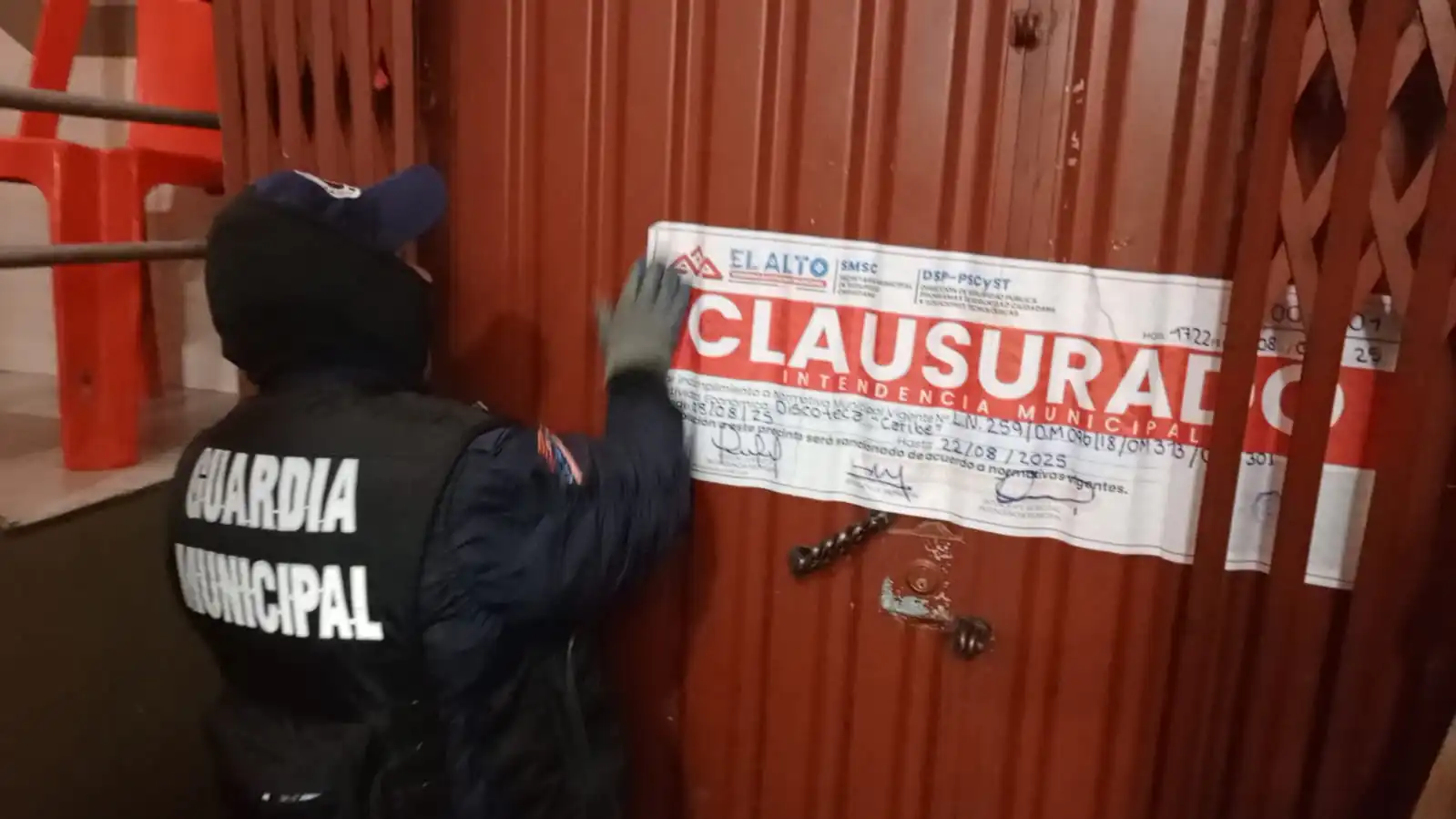 Alojamientos y centros nocturnos son clausurados en la Ceja de El Alto