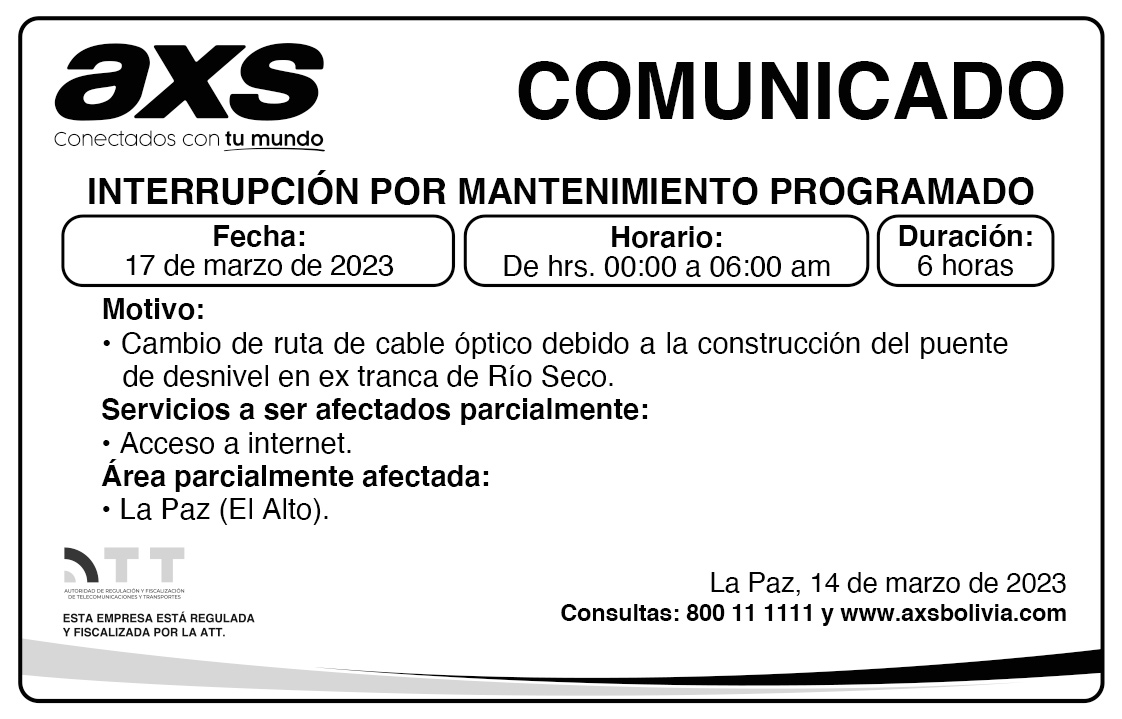 COMUNICADO