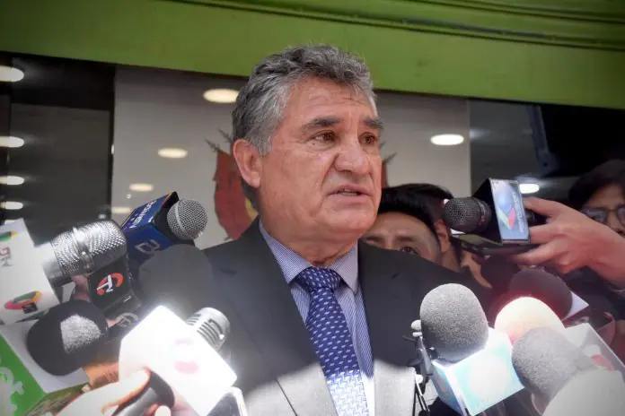 Haldivec Escobar Vega, representante de la Empresa Noach, que opera en las zonas de Calacoto y San Miguel. FOTO: GAMLP