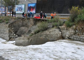 La avenida Costanera de La Paz seguirá cerrada al menos hasta este fin de semana