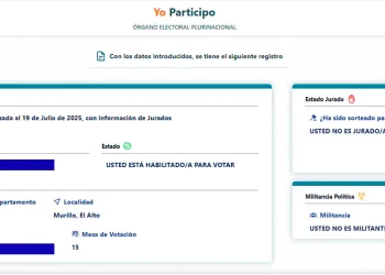 Consulta si fuiste designado jurado electoral para las elecciones