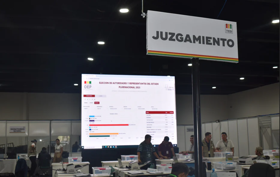 Cinco departamentos cierran cómputo; el jueves se prevé entrega de resultados