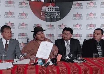 Concejales en conferencia de prensa pasada. FOTO: Captura Concejo.
