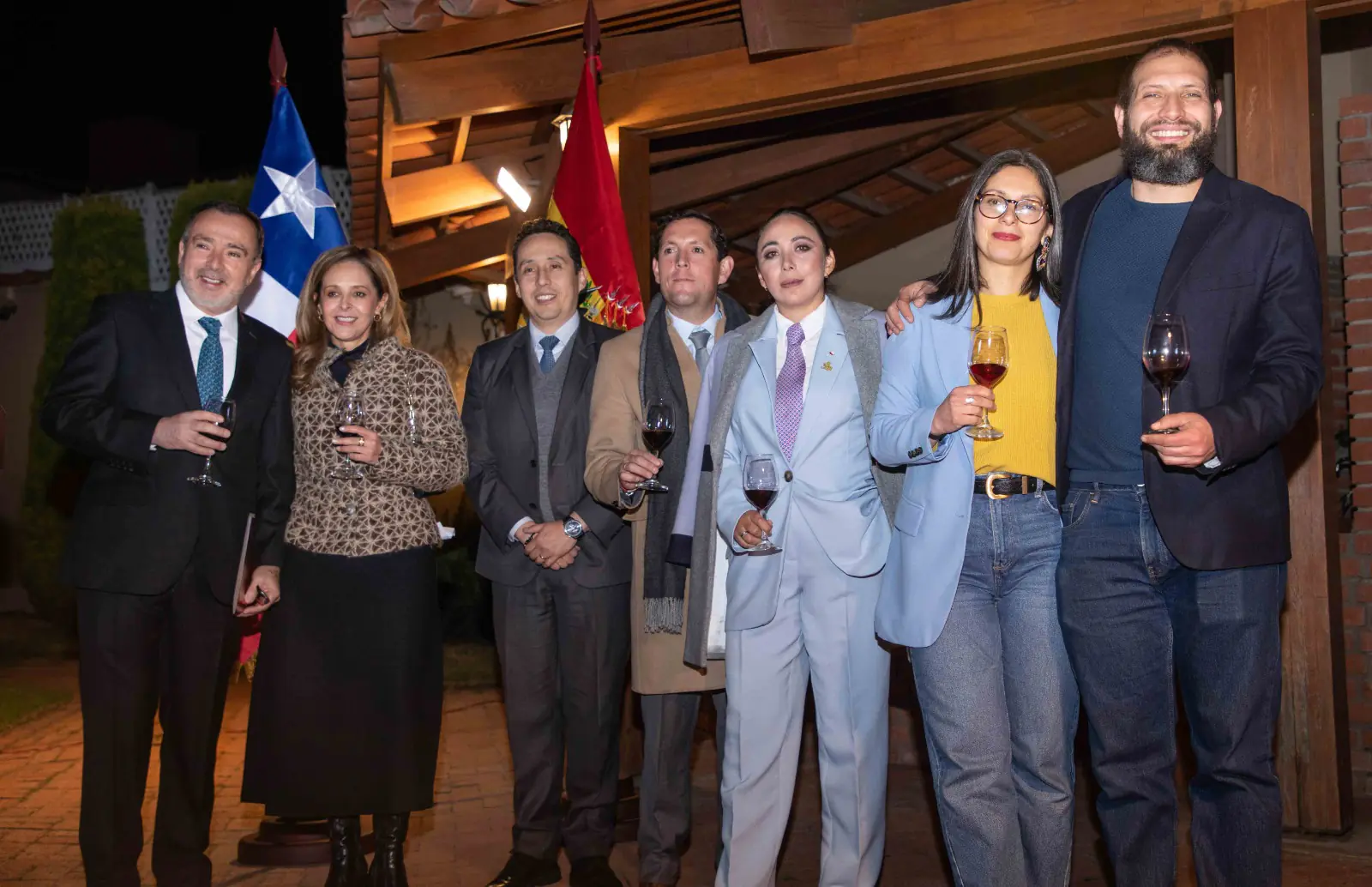Chile ofreció una noche de vinos e integración