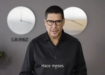 Marcelo Claure en un video en el que expresa su apoyo a Samuel Doria Medina.