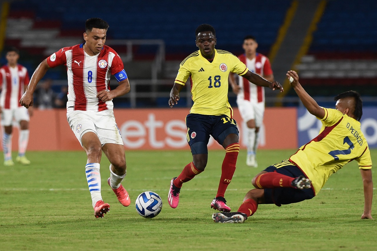 La anfitriona Colombia iguala 1-1 con Paraguay en el Sub-20