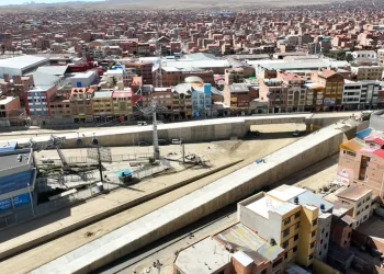 Empieza vaciado de plataformas en el Distribuidor Río Seco