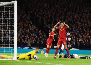 España pierde ante Escocia y queda en segundo lugar del Grupo A