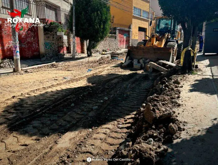 Una obra inconclusa en la avenida Abdón Saavedra, en Sopocachi. FOTO: Roxana Pérez del Castillo