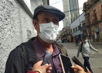 El dirigente de COB Gustavo Arce informó que el congreso de la educación puede desarrollarse en el primer trimestre de 2024. Foto: RRSS
