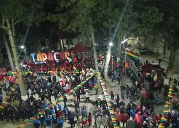 La plaza principal de Tapacarí/GAMT
