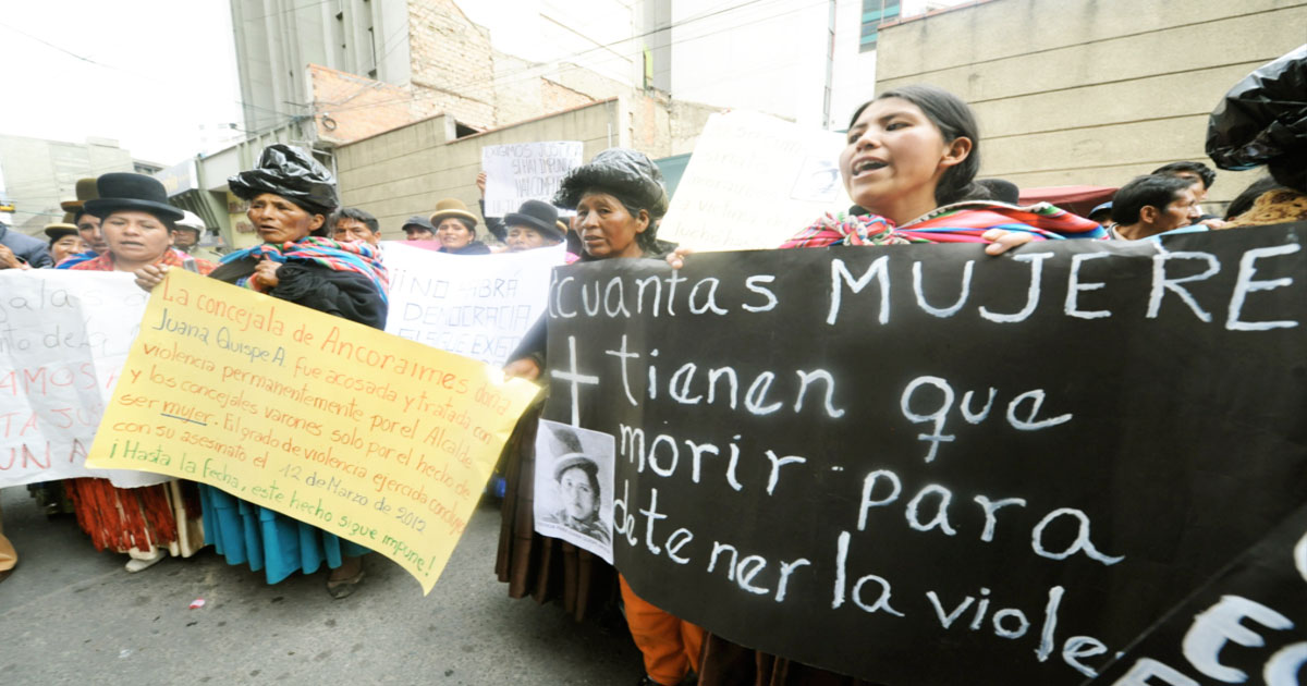 Contra el Acoso y Violencia Política Hacia Las Mujeres