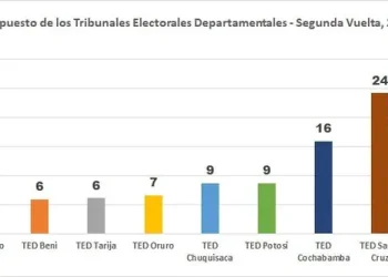 TSE asigna Bs 107 millones a los TED para la segunda vuelta