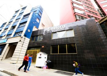 Las instalaciones de la Gestora Pública en la sede de gobierno.