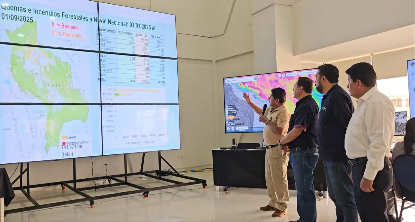 Monitoreo reporta 741.371 hectáreas afectadas por el fuego
