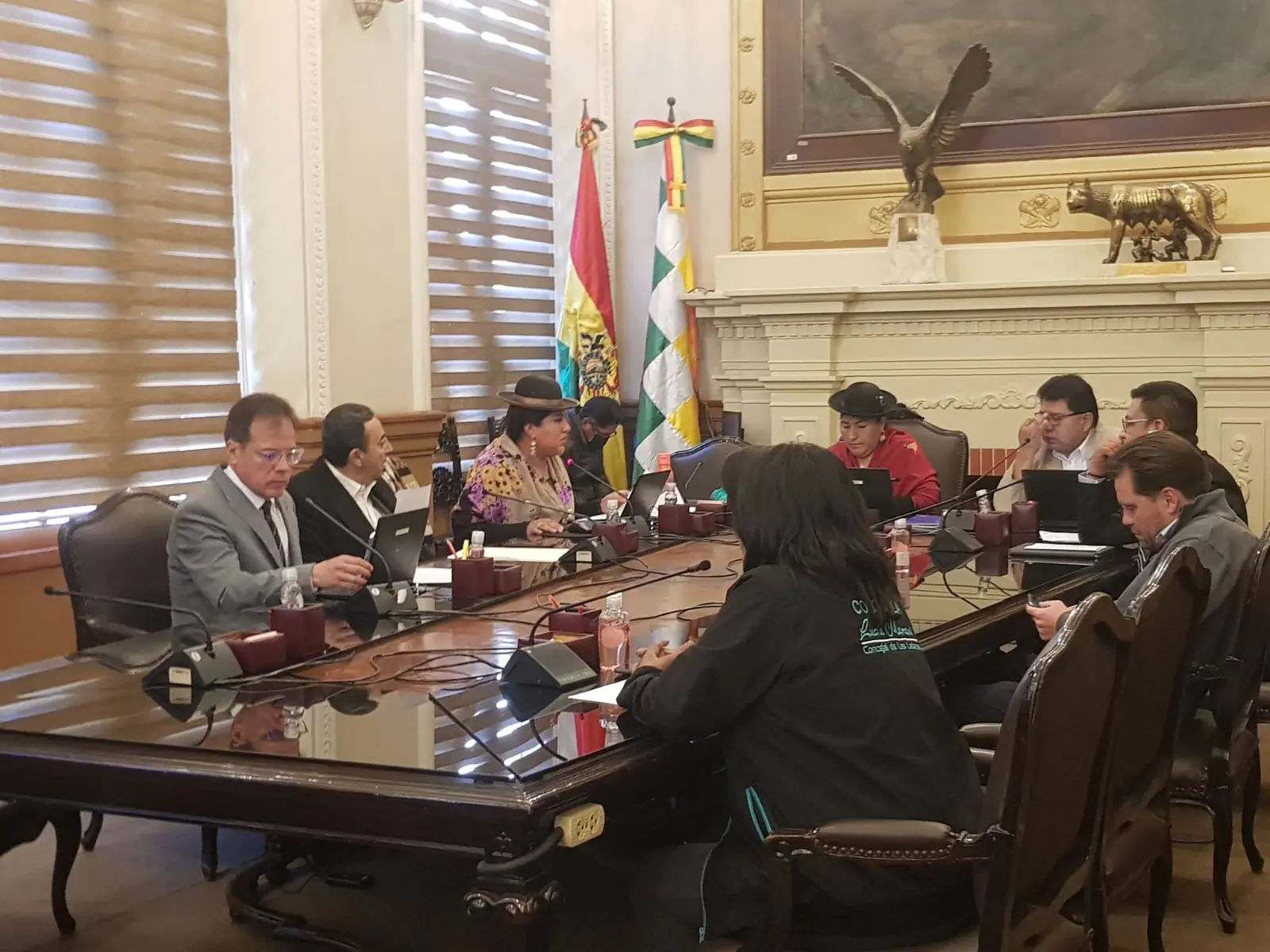 El Concejo analizará el reformulado del POA y enviará al Ministerio de Economía su aprobación o rechazo. FOTO: Concejo de La Paz