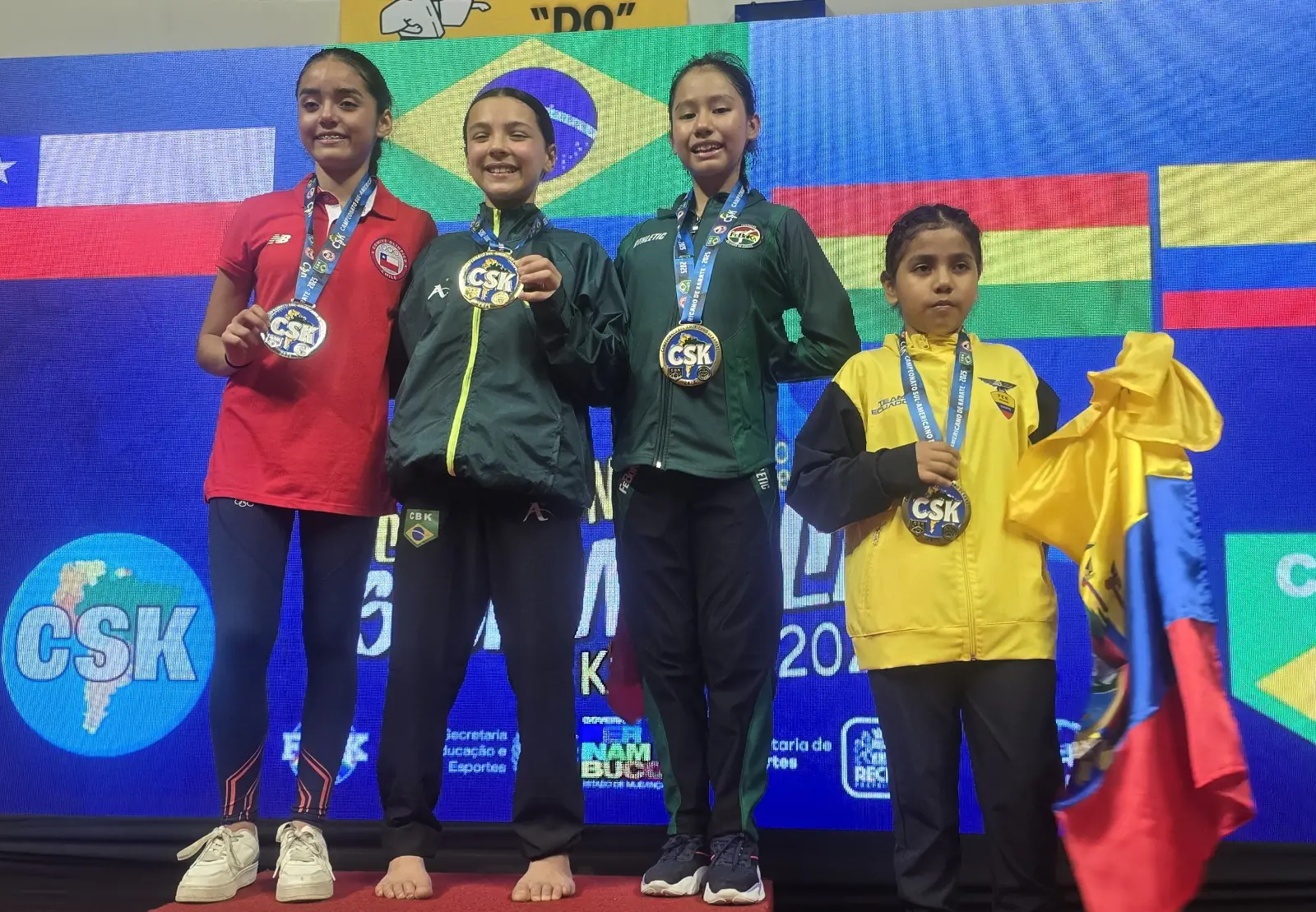 El karate de Bolivia logra oro, plata y bronces en el Sudamericano