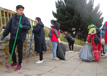 Limpieza y arte toman la Ceja de El Alto