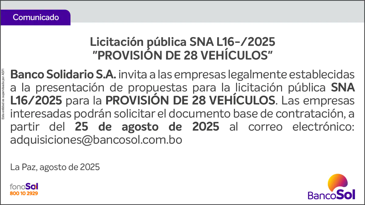 COMUNICADO