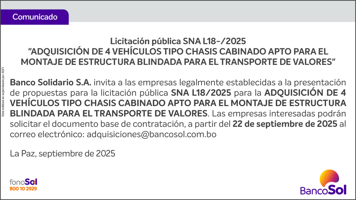COMUNICADO