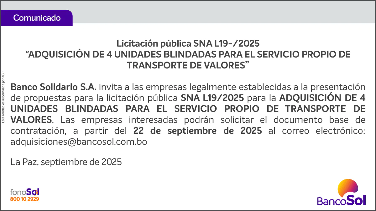 COMUNICADO