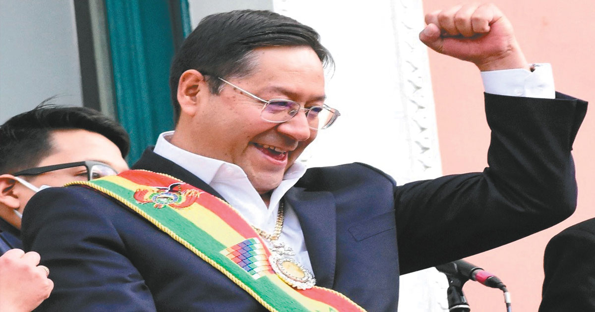 Luis Arce afirma que 2022 fue un buen año, de unidad y estabilidad.