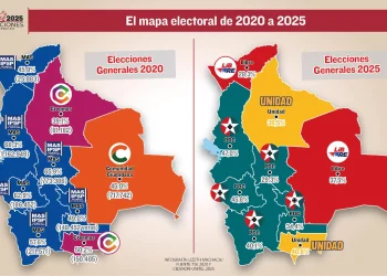 La nueva configuración política: el PDC en territorios tradicionales del MAS.