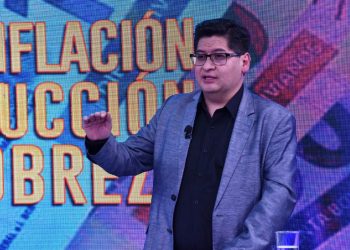 El ministro de Economía, Marcelo Montenegro, el domingo.