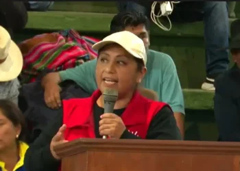 Ruth Nina dijo en Lauca Ñ que 'en vez de contar votos, van a contar muertos'.
