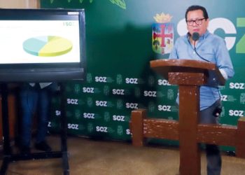 El secretario de Haciendo de la Gobernación cruceña, Orlando Saucedo.