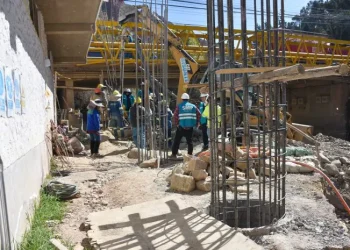 Avanzan las obras para el puente que conectará con Mallasa