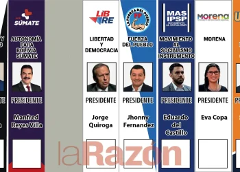 ¿Cómo será la papeleta electoral? Tendrá una franja vacía