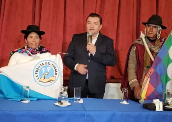 Rosa Huanca es candidata a la Vicepresidencia por La Fuerza del Pueblo
