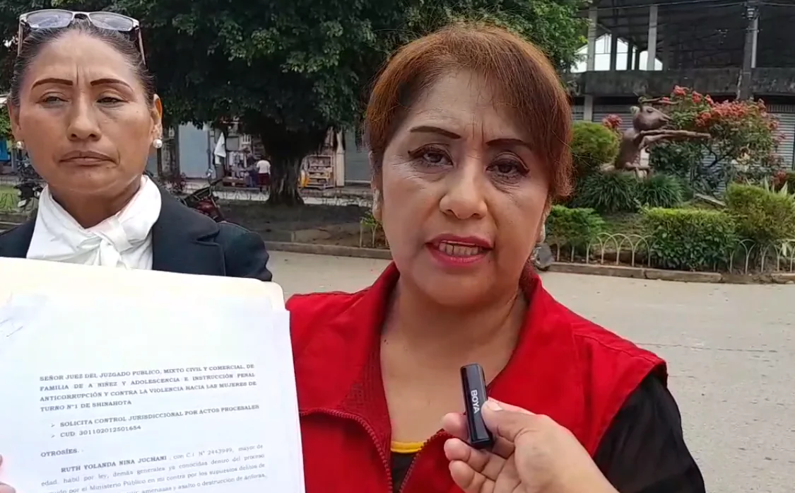 Ruth Nina denuncia intento de aprehensión forzada