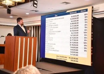 Samuel Doria Medina su decreto llamado 'Se acabó la fiesta'. Foto: APG