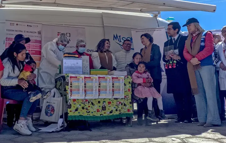 La Semana Andina de la Vacunación empieza, el objetivo son las fronteras