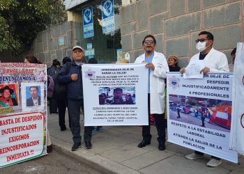 Sirmes reclama ítems de salud en La Paz y demanda el revocatorio del Gobernador